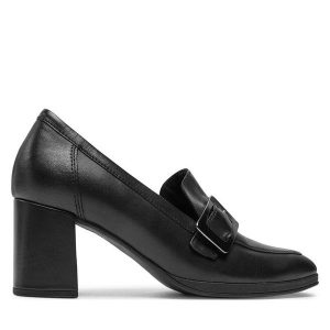 Czółenka Gabor. Czarne czółenka Gabor, bez wzorów, bez obcasa, bez zapięcia. Za 759,99 zł.