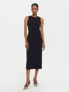 Max Mara Leisure Sukienka codzienna Emilia 2426626027 Czarny Slim Fit. Czarne kombinezony Max Mara Leisure, na co dzień, s, bez wzorów, z syntetyku, bez kołnierzyka, bez ramiączek, proste. Za 439,99 zł.