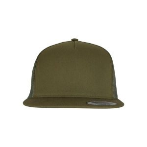 Czapka Trucker Flexfit Classic. Zielone czapki FLEXFIT, bez wzorów. Za 104,50 zł.