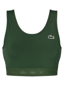 Lacoste Biustonosz sportowy IF0133 Zielony. Zielone biustonosze sportowe Lacoste, bez wzorów, z syntetyku. Za 229,99 zł.