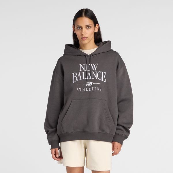 Bluza damska New Balance WT61U6QSABR – szara. Szare bluzy New Balance, s, bez wzorów, z bawełny, bez kaptura. Za 299,99 zł.