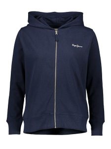 Pepe Jeans Bluza w kolorze granatowym rozmiar: L. Niebieskie bluzy Pepe Jeans, l, bez wzorów, z jeansu, bez kaptura. Za 237,17 zł.