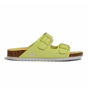 ONeill Klapki O'Neill Sandy Low W 90241018.67A zielone. Zielone klapki bez wzorów, z syntetyku, bez obcasa. Za 256,86 zł.