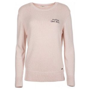 Mustang Sweter Damski Embro S Różowy. Swetry klasyczne marki Mustang. W wyprzedaży za 209,00 zł.