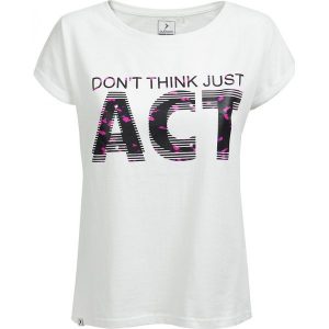 T-shirt damski TSD607 - BIAŁY - Outhorn. T-shirty marki Outhorn. W wyprzedaży za 24,49 zł.