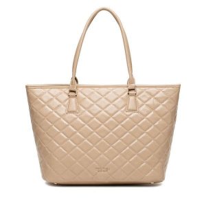 Torebka Nine West. Brązowe shopper bag Nine West, bez wzorów, bez dodatków. Za 249,99 zł.