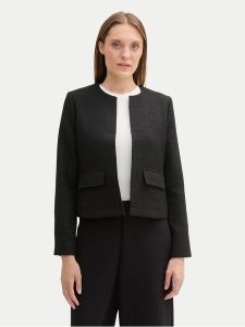 Tom Tailor Marynarka 1044343 Czarny Regular Fit. Czarne marynarki i żakiety Tom Tailor, bez wzorów, z syntetyku. Za 219,99 zł.