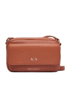 Armani Exchange Torebka XW001547 AF17019 U6048 Brązowy. Brązowe listonoszki Armani Exchange, bez wzorów, ze skóry, bez dodatków. Za 479,99 zł.