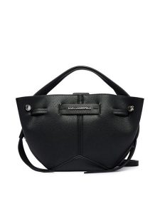 KARL LAGERFELD Torebka B3W30280 Czarny. Czarne torebki klasyczne KARL LAGERFELD, bez wzorów, ze skóry, bez dodatków. Za 649,99 zł.