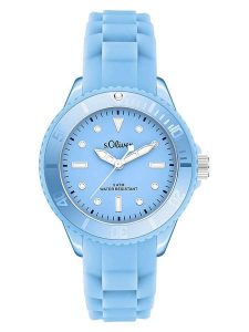 S.Oliver Zegarek kwarcowy w kolorze błękitnym rozmiar: onesize. Niebieskie, analogowe zegarki s.Oliver. Za 108,99 zł.