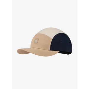 Czapka z daszkiem Buff 5 Panel Venture Cap - allvin sand. Brązowe czapki Buff, bez wzorów, sportowe. Za 137,49 zł.