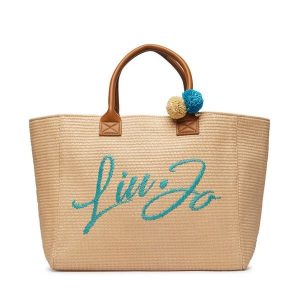 Torebka Liu Jo. Brązowe shopper bag Liu Jo, bez wzorów, bez dodatków. Za 559,99 zł.