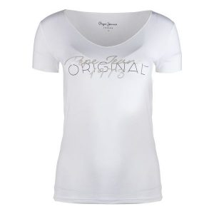 Pepe Jeans T-Shirt Damski Jane S, Biały. T-shirty marki Pepe Jeans. W wyprzedaży za 139,00 zł.