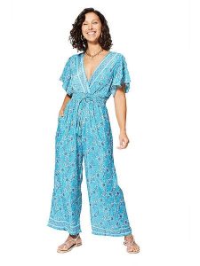 Ipanima Kombinezon w kolorze niebieskim rozmiar: 34/36. Niebieskie kombinezony Ipanima, bez wzorów, bez kołnierzyka, bez ramiączek. Za 78,99 zł.