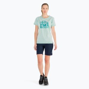 Koszulka trekkingowa damska Jack Wolfskin Trail. Niebieskie bluzki Jack Wolfskin, s, bez wzorów, sportowe, bez kołnierzyka, bez ramiączek. Za 62,99 zł.