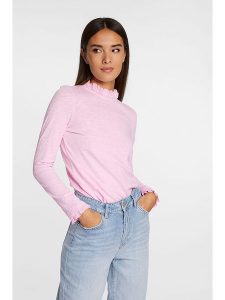 Rich & Royal Koszulka w kolorze jasnoróżowym rozmiar: L. Różowe bluzki Rich & Royal, l, bez wzorów, z bawełny, bez kołnierzyka, bez ramiączek. Za 95,92 zł.