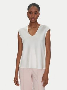 Rinascimento Bluzka CFC0122604003 Écru Regular Fit. Bluzki Rinascimento, xl, bez wzorów, z syntetyku, bez kołnierzyka, bez ramiączek. Za 129,99 zł.