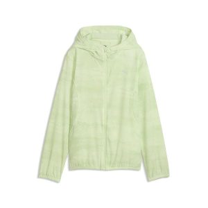 Damska bluza dresowa Puma Velocity. Szare kurtki Puma, bez wzorów, z dresówki, bez kaptura. Za 318,00 zł.