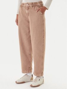 Roxy Jeansy Break My Soul ERJNP03666 Brązowy Regular Fit. Brązowe jeansy Roxy, bez wzorów, z bawełny. Za 349,99 zł.