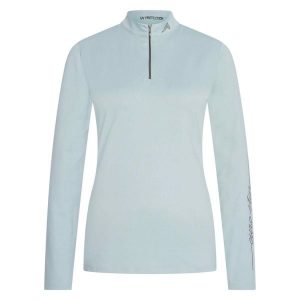 Damska koszulka z długim rękawem Euro-Star Uv Top Essolar. Niebieskie sukienki EURO-STAR, xl, bez wzorów, retro, bez kołnierzyka, bez ramiączek, sportowe. Za 392,50 zł.