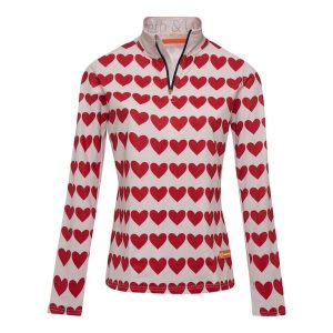 Bluza narciarska Damska Gareth & Lucas Forty-Seven. Brązowe bluzy GARETH & LUCAS, na zimę, bez wzorów, z elastanu, bez kaptura. Za 229,99 zł.