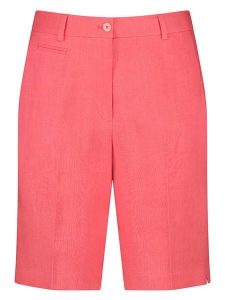 Gerry Weber Lniane bermudy w kolorze czerwonym rozmiar: 42. Czerwone szorty Gerry Weber, bez wzorów. Za 149,31 zł.