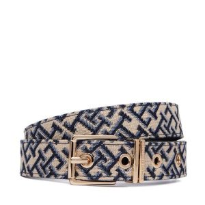 Pasek Tommy Hilfiger. Brązowe paski TOMMY HILFIGER, bez wzorów. Za 249,99 zł.