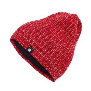 Zimowa czapka turystyczna unisex dla dorosłych Milo Yantai. Niebieskie czapki Milo, bez wzorów, z polaru, sportowe. Za 69,99 zł.