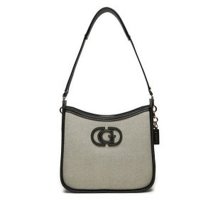 Torebka Guess. Brązowe listonoszki Guess, z aplikacjami, bez dodatków. Za 319,99 zł.