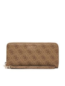 Guess Portfel Brenton Slg SWLG96 48146 Brązowy. Brązowe portfele Guess, z aplikacjami, ze skóry. Za 219,99 zł.
