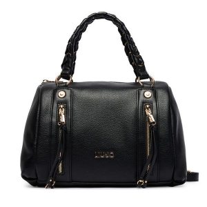 Torebka Liu Jo. Czarne torebki klasyczne Liu Jo, bez wzorów, bez dodatków. Za 639,99 zł.