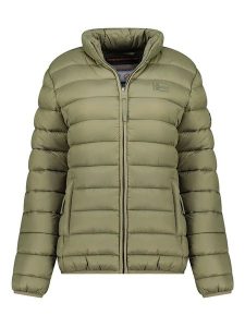 Geographical Norway Kurtka pikowana "Atichoko" w kolorze oliwkowym rozmiar: XL. Brązowe kurtki Geographical Norway, xl, bez wzorów, bez kaptura. Za 204,95 zł.
