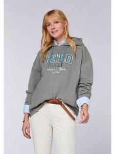Polo Sylt Bluza w kolorze szarym rozmiar: XL. Szare bluzy Polo Sylt, xl, bez wzorów, z kapturem. Za 122,96 zł.