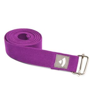Pasek do jogi Bodhi Asana belt - fioletowy. Fioletowe paski BODHI, bez wzorów, sportowe. Za 39,99 zł.