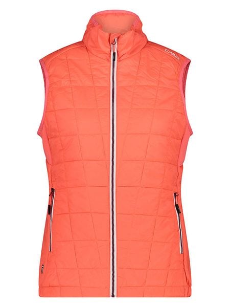 CMP Kamizelka pikowana w kolorze pomarańczowym rozmiar: 42. Pomarańczowe kamizelki CMP, s, bez wzorów, z materiału, bez kołnierzyka, bez ramiączek, bez kaptura. Za 183,15 zł.