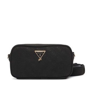 Torebka Guess. Czarne listonoszki Guess, z aplikacjami, bez dodatków. Za 284,99 zł.