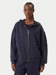 Liu Jo Sport Bluza TA6204 FS090 Granatowy Regular Fit. Niebieskie bluzy Liu Jo Sport, m, bez wzorów, z bawełny, bez kaptura. Za 389,99 zł.