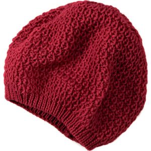 Czapka dzianinowa bonprix bordowy. Czapki marki bonprix. Za 32,99 zł.