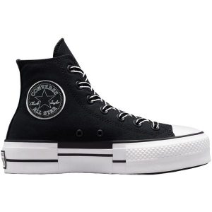 Trampki Converse Chuck Taylor All Star Lift, Kobiety. Czarne trampki Converse, bez wzorów, bez zapięcia. W wyprzedaży za 418,25 zł.