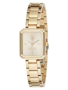 U.S. Polo Assn. Zegarek kwarcowy w kolorze złoto-kremowym rozmiar: onesize. Białe, analogowe zegarki U.S. Polo Assn. Za 283,48 zł.