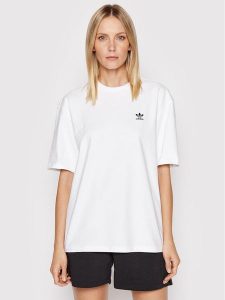 Adidas T-Shirt Always Original Graphic HF2019 Biały Loose Fit. Białe t-shirty ADIDAS, bez wzorów, z bawełny, bez kołnierzyka, bez ramiączek. Za 149,99 zł.