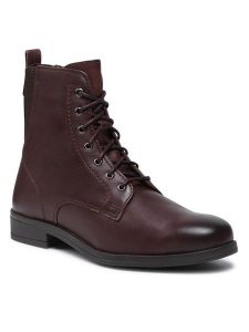 Lasocki Trzewiki ARC-INES2-01 Brązowy. Brązowe botki Lasocki, bez wzorów, ze skóry, bez obcasa, na płaskiej podeszwie, bez zapięcia. Za 149,99 zł.