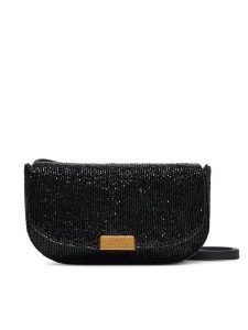 Tommy Hilfiger Torebka Party Le Mini Crossover Beaded AW0AW17940 Czarny. Czarne torebki klasyczne TOMMY HILFIGER, bez wzorów, ze skóry, bez dodatków. Za 609,99 zł.