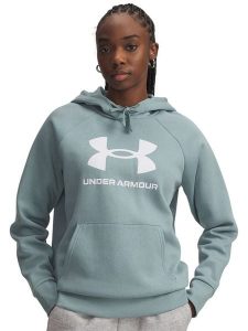 Under Armour Bluza polarowa w kolorze błękitnym rozmiar: M. Niebieskie bluzy Under Armour, m, bez wzorów, z polaru, bez kaptura. Za 187,52 zł.