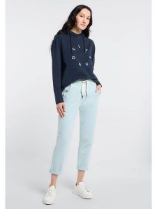 ELBSAND Bluza "Daris" w kolorze granatowym rozmiar: M. Niebieskie bluzy ELBSAND, m, bez wzorów, z kapturem. Za 165,99 zł.