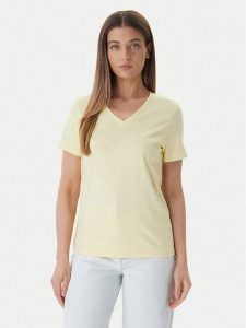 Calvin Klein Jeans T-Shirt Archive LV047B205G Żółty Regular Fit. Żółte t-shirty Calvin Klein Jeans, l, bez wzorów, z bawełny, bez kołnierzyka, bez ramiączek. Za 149,99 zł.