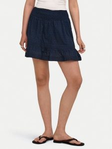 ONLY Spódnica mini Katti 15376205 Granatowy Regular Fit. Niebieskie spódnice ONLY, xs, bez wzorów, z bawełny, mini. Za 129,99 zł.