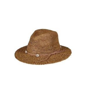 Kapelusz damski Barts Alora. Brązowe kapelusze Barts, bez wzorów, z materiału, eleganckie. Za 247,50 zł.