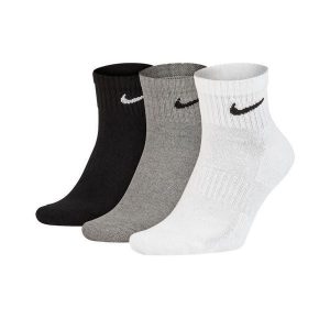 Lekkie Skarpety Do Kostki Unisex Dla Dorosłych (zestaw 3 Sztuk). Brązowe skarpetki Nike, bez wzorów. Za 81,99 zł.