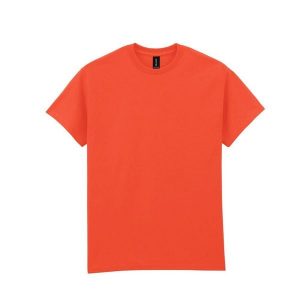 Ultra Bawełniana Koszulka Unisex Dla Dorosłych. Brązowe bluzki GILDAN, xl, bez wzorów, z bawełny, sportowe, bez kołnierzyka, bez ramiączek. Za 61,99 zł.